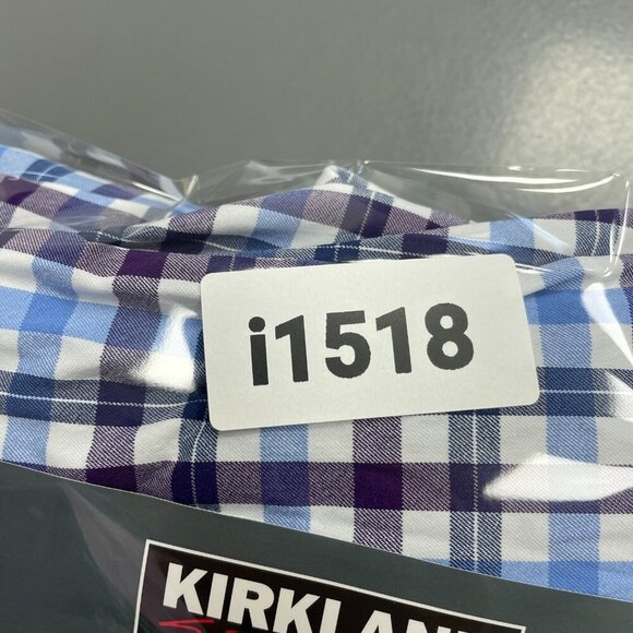 NEW Kirkland Signature Men's XL Performance Sport Dress Shirt Plaid - Picture 9 of 9